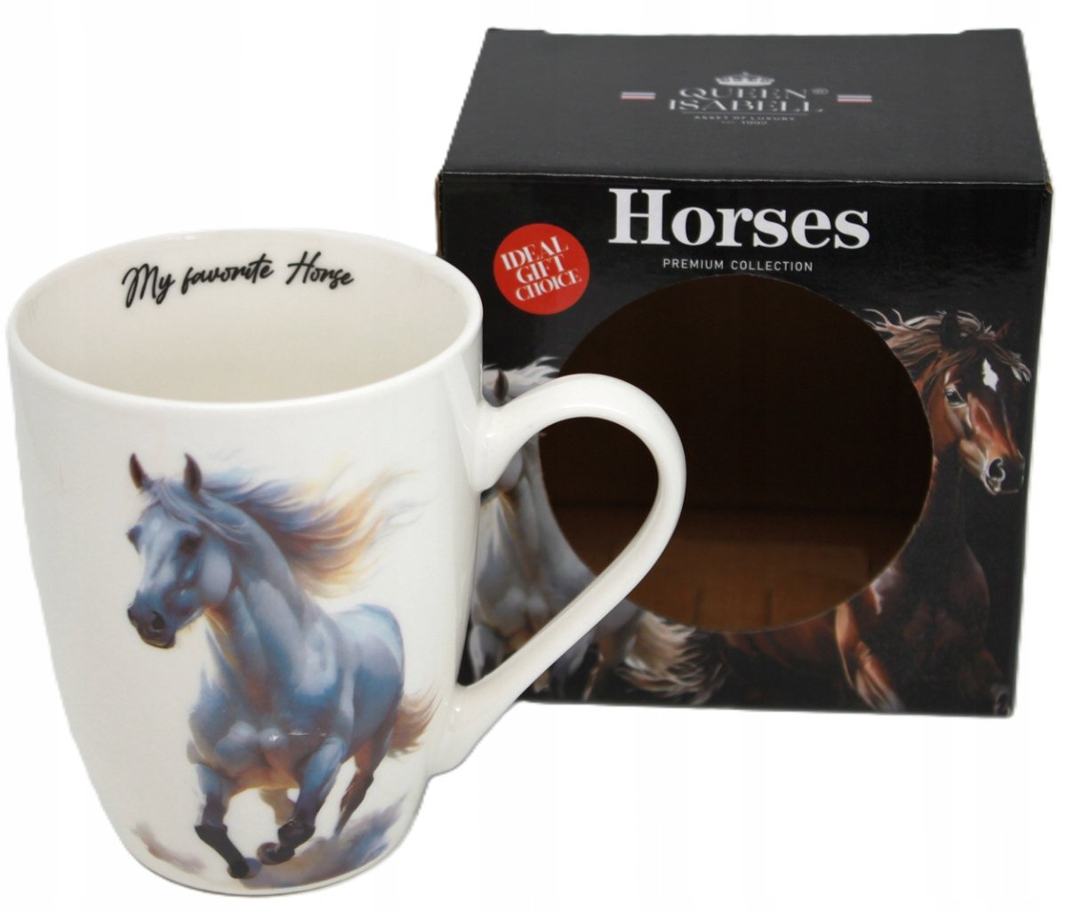Elegante porseleinen mok 350 ml in geschenkverpakking