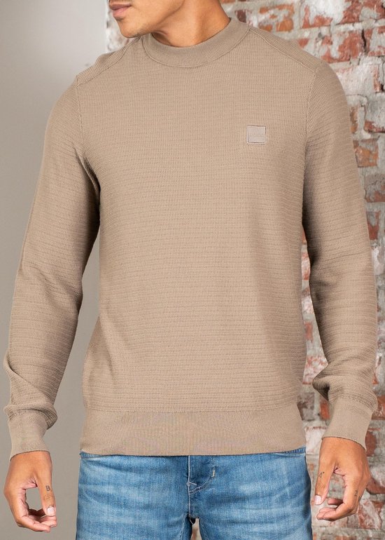 Pull BOSS Anion Taupe - Taille XXL - Homme - Pulls