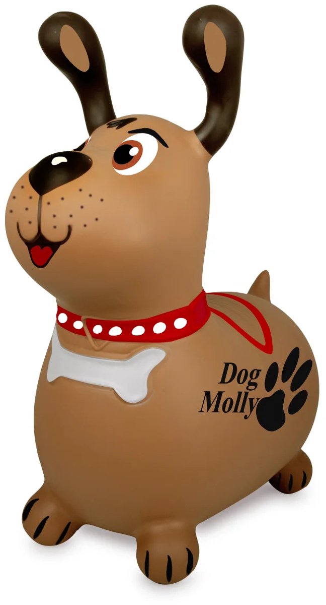 Jamara Skippybal - 466005 Skippydier Hond Molly - Bruin - Junior met Pomp — afbeelding 6