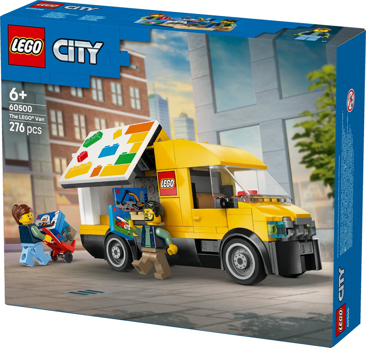 LEGO® City: De LEGO Bestelwagen - Bouw- en Speelset voor Autofans Vanaf 6 Jaar - Met 2 Minifiguren - 60500 — afbeelding 12