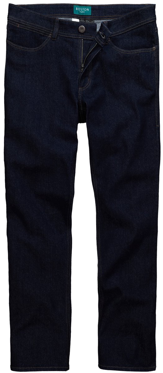 Boston Park - Heren - Jeans Buik-Fit Regular Fit 5-pocket - Donkerblauw denim - Maat 28