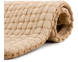 Heckettlane Badmat Beige - 60x60 - Vellutato - Antislip