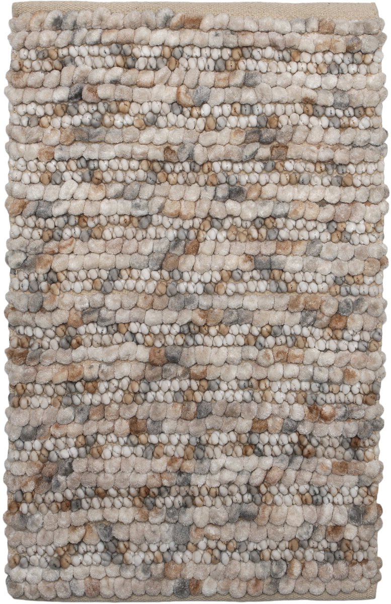Heckettlane Badmat Brenda - Badkamermat - Bidetmat - Antislip tapijt - 60x100 cm - Beige