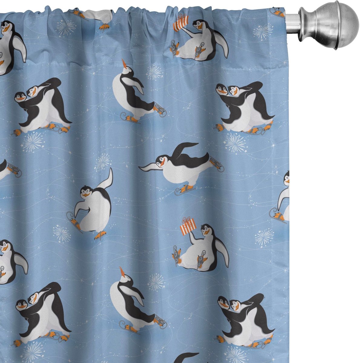 ABAKUHAUS Cartoon-Dier Voorhangen – 2x75x175 cm – Veelkleurig Mehrfarbig