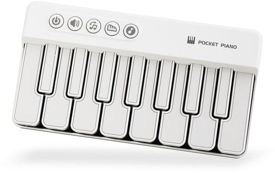 Mini keyboard piano - Piano kind - Speelgoed Voor Kinderen - Educatief Speelgoed -Draagbare zakpiano - Wit