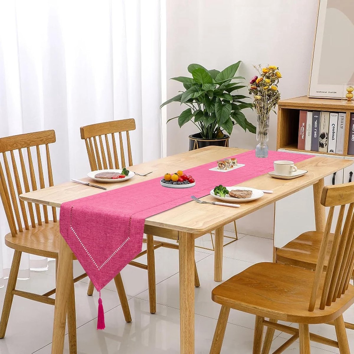 Stunq® Linnen Tafelloper – Robuust, Zacht en Kleurrijk voor Elke Tafel