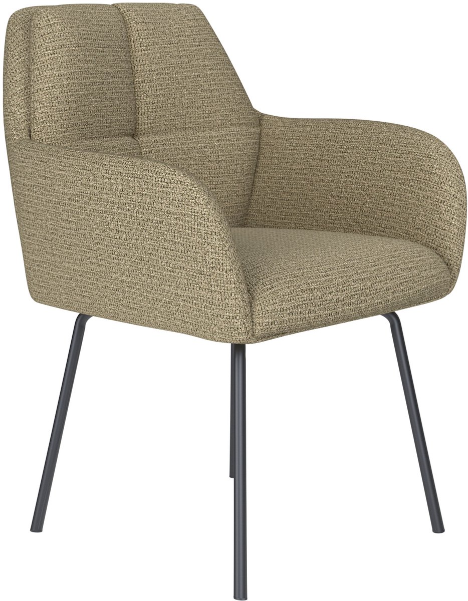 Housecraft Living Pete Eetkamerstoel Metaal Pistache groen