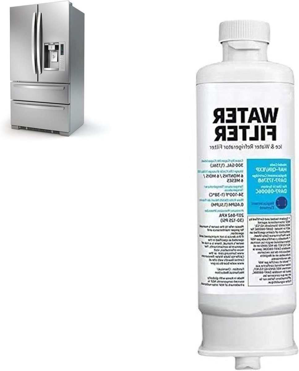 Waterfilter voor koelkast - Premium filtratie voor thuisgebruik - Lekvrij en vervangbaar - Verbeterde waterkwaliteit