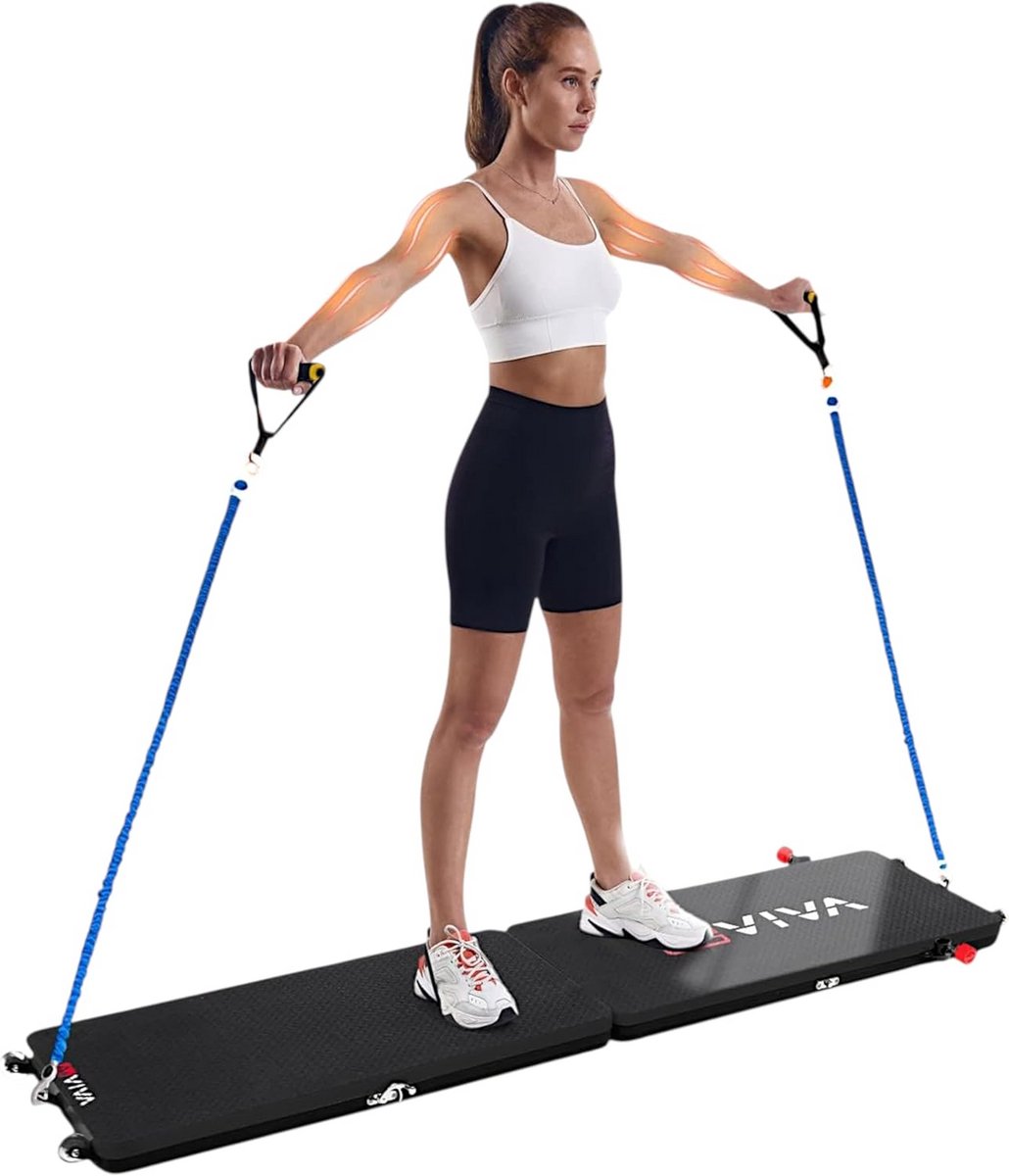 Opvouwbaar Multifunctioneel Fitness Board voor Push-ups en Spieropbouw