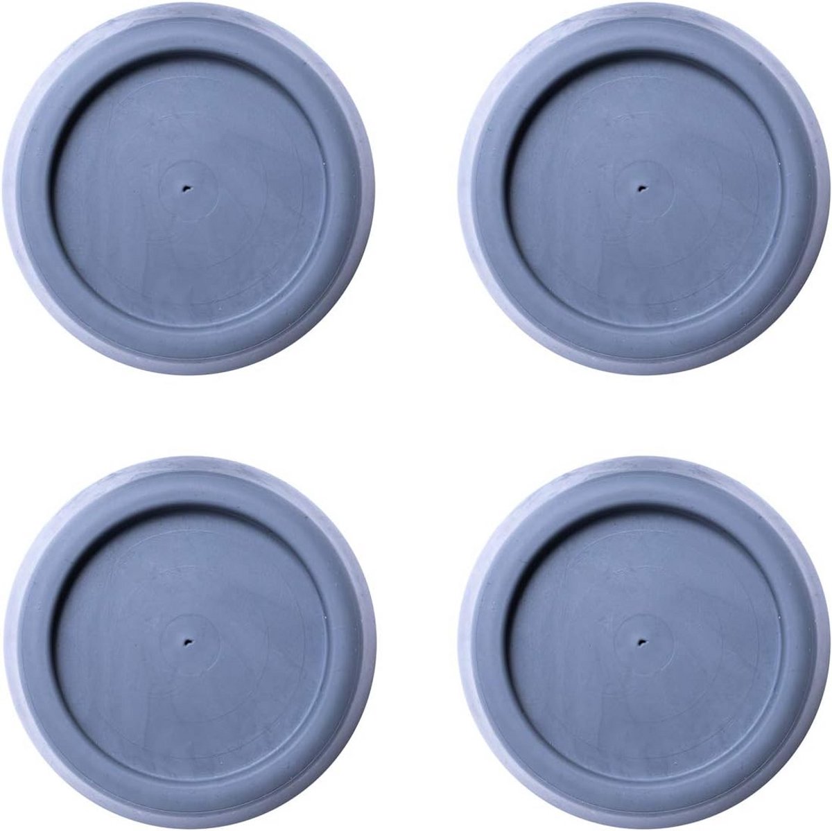 Vibratie Demper voor Wasmachines - Antivibratie Rubber Voeten (4 Stuks) - Grijs