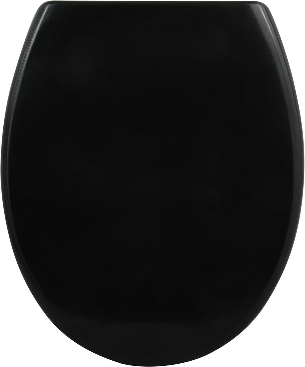 Antibacterieel Toiletzitting met Quick-Release en Soft-Close Mechanisme - Zwart Duroplast