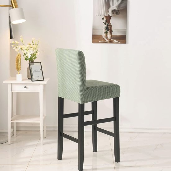 Stretch Stoelhoezen voor Eetkamerstoelen - 4 Stuks - Beschermende en Decoratieve Covers voor Barstoelen — afbeelding 3