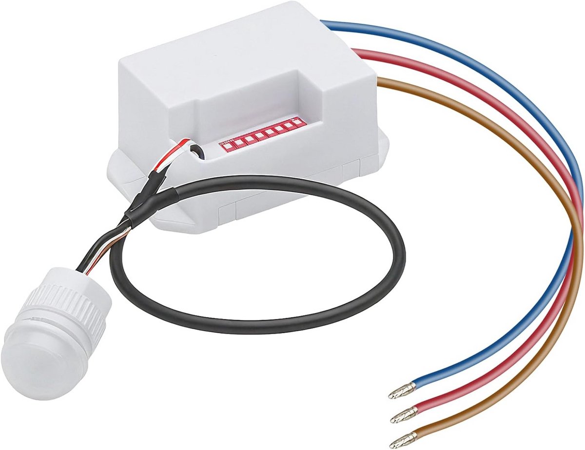 Infraroodsensor 360° met 8 m bereik en schemeringssensor - Wit