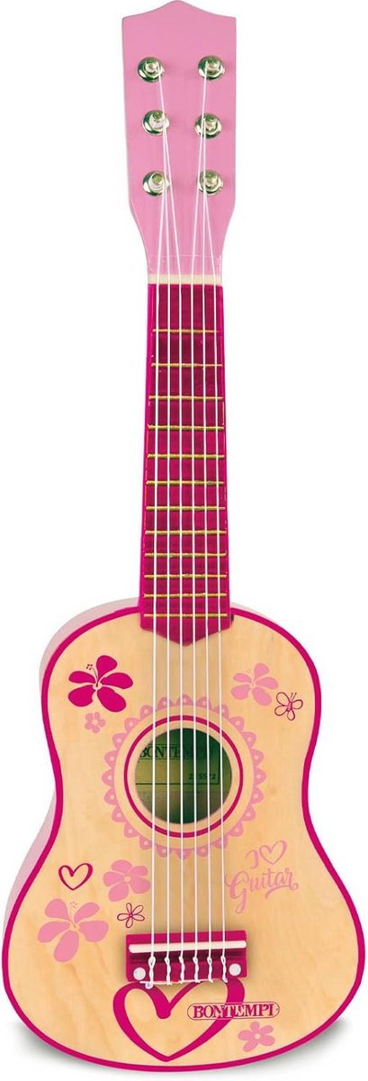 Houten Gitaar voor Kinderen - 6 Snaren Akoestisch Speelgoed