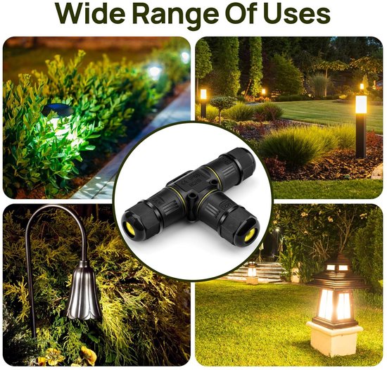 40 Stuks Waterdichte Kabelconnectors – 2-polig, 12-24V, Voor 18-22 AWG, Snelklemmen, Ideaal Voor Auto, Truck En LED-verlichting