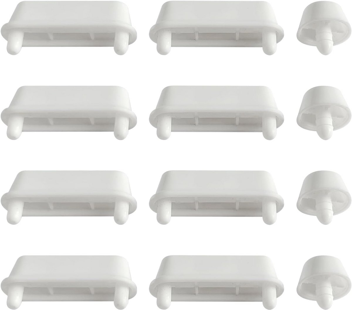 12 Stuks Schokabsorberende Bufferpads voor Toiletzittingen en Deksel