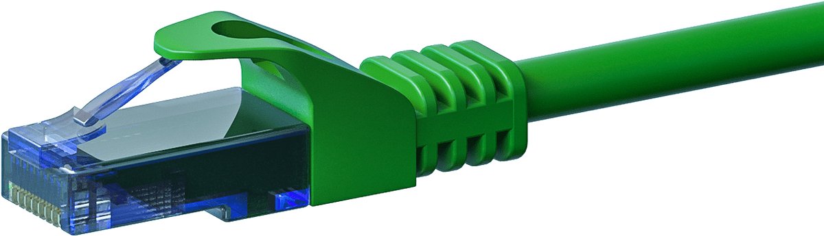 Danicom UTP CAT6a patchkabel - 0,50 meter groen - 100% koper - netwerkkabel - internetkabel - UTP kabel - RJ45 - 10000 mbit/s