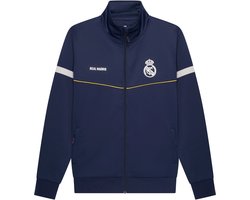 Real Madrid Trainingspak Heren - Vest + Trainingsbroek - Officiële Fanmerchandise - Blauw/Wit - Maat S t/m XXL