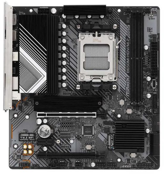 Asrock B650M-HDV/M.2 Moederbord - Micro-ATX - AMD B650 - Socket