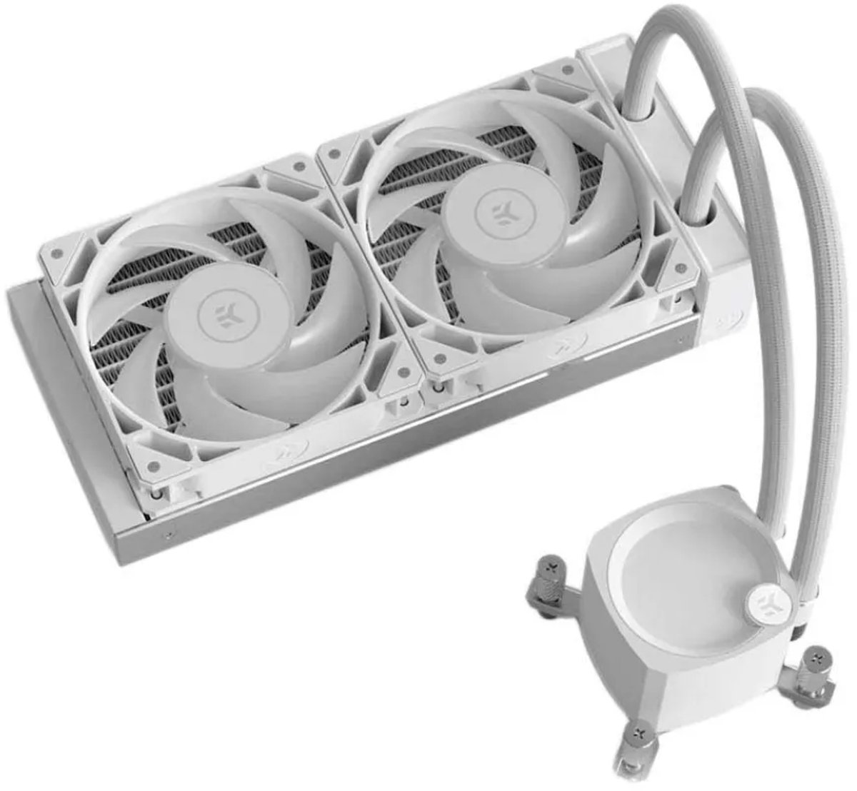 Ekwb Ek-Nucleus Aio Cr240 Lux D-Rgb White - Vloeistof-Koelsysteem - Afmeting koeler - afbeelding 10