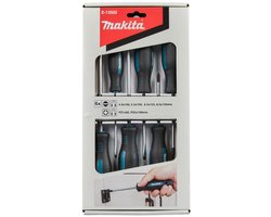 Makita 6-delig Schroevendraaierset PZ/SL - E-13502