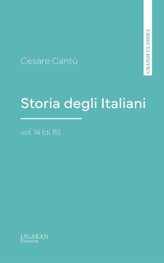 Storia degli Italiani, vol. 14 (di 15) - cover
