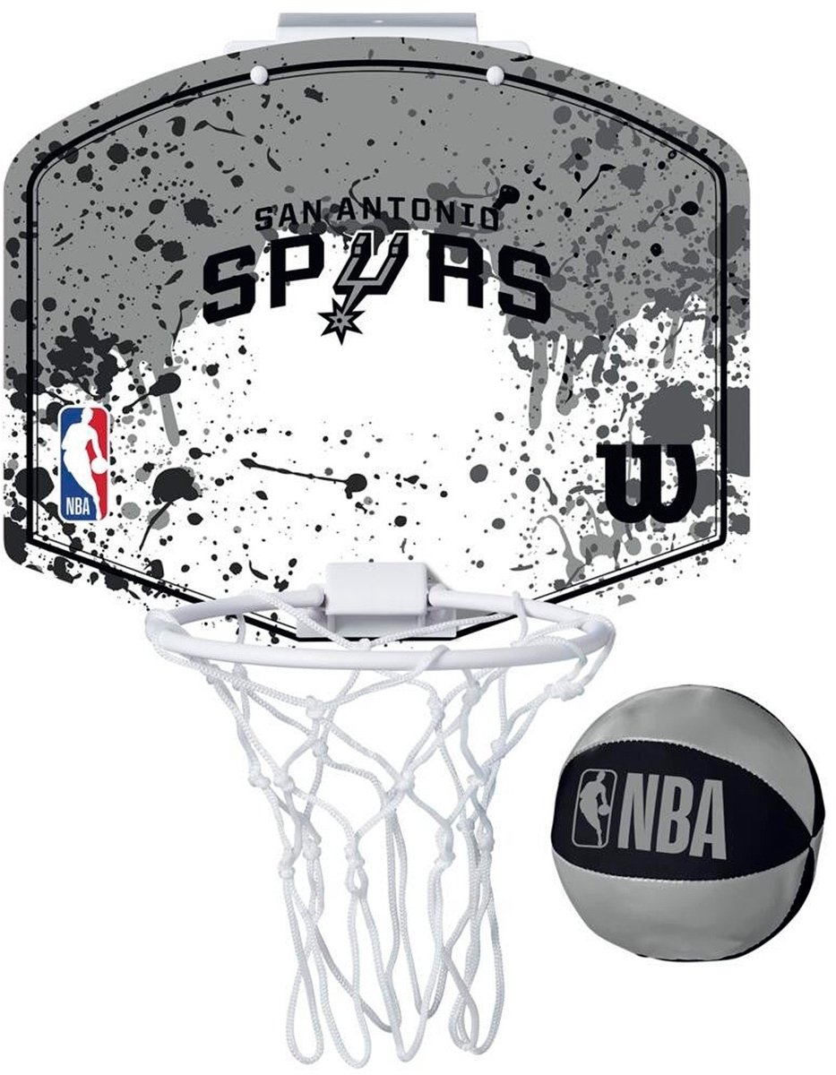 Wilson NBA Team Mini Hoop Team San Antonio Spurs voor Sport Fan-artikelen en Merchandise