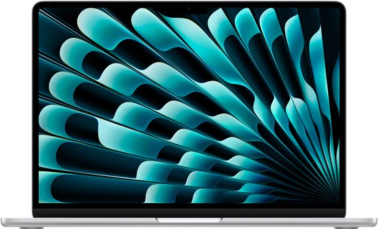MacBook Air 13" 2024 M3 4,1 Ghz 16 GB 256 GB SSD Zilver - Apple - Hoofdafbeelding