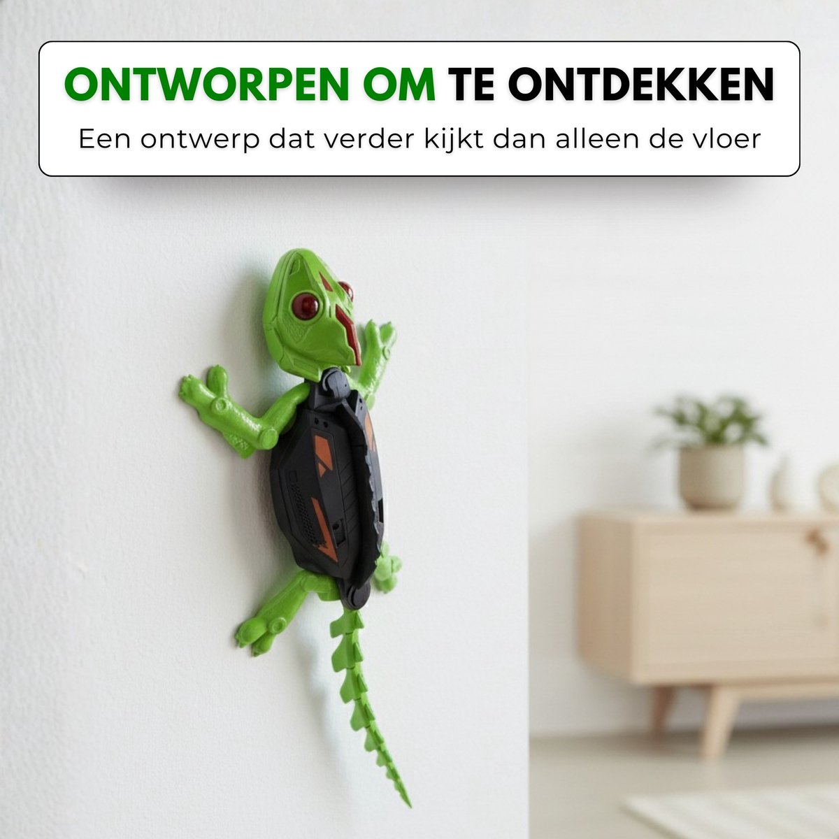 Boncy® Bestuurbare RC Auto - Robot Speelgoed Binnen - Muurklimmende Gekko - Bestuurbaar Dino Car - Afstandbestuurbaar Dinosaurus Speelgoed voor Jongens & Meisjes - Kinderspeelgoed 3 4 5 6 8 10 + Jaar - Kinder Peuter Spellen Cadeau Kind — afbeelding 6