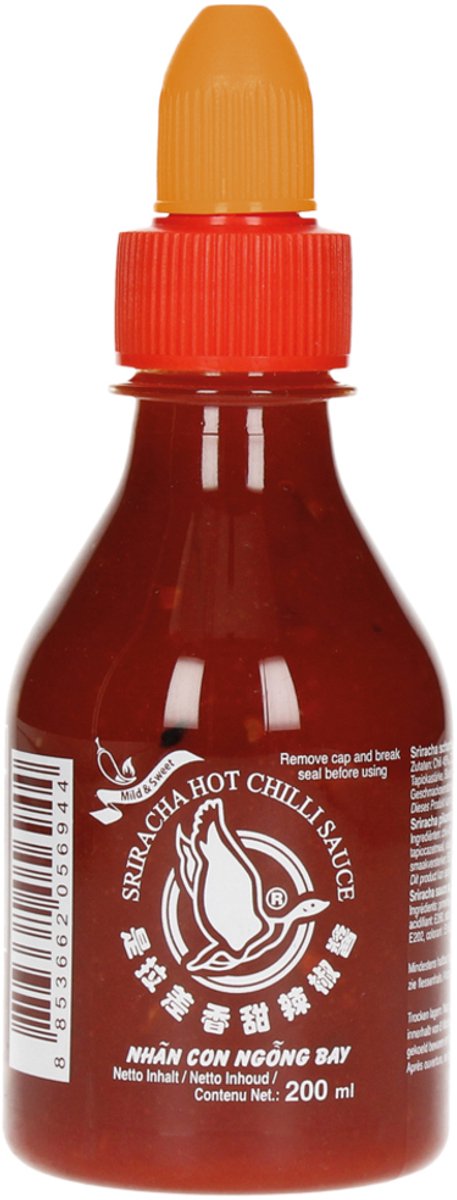 Flying Goose Sriracha scherp-zoet 24 x 200 ml