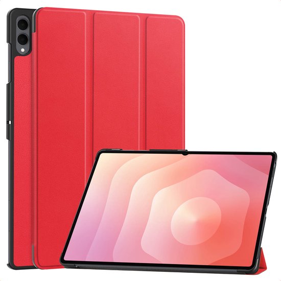 imoshion Tablet Hoes - Geschikt voor Samsung Galaxy Tab S11 Ultra - Trifold Bookcase - Rood