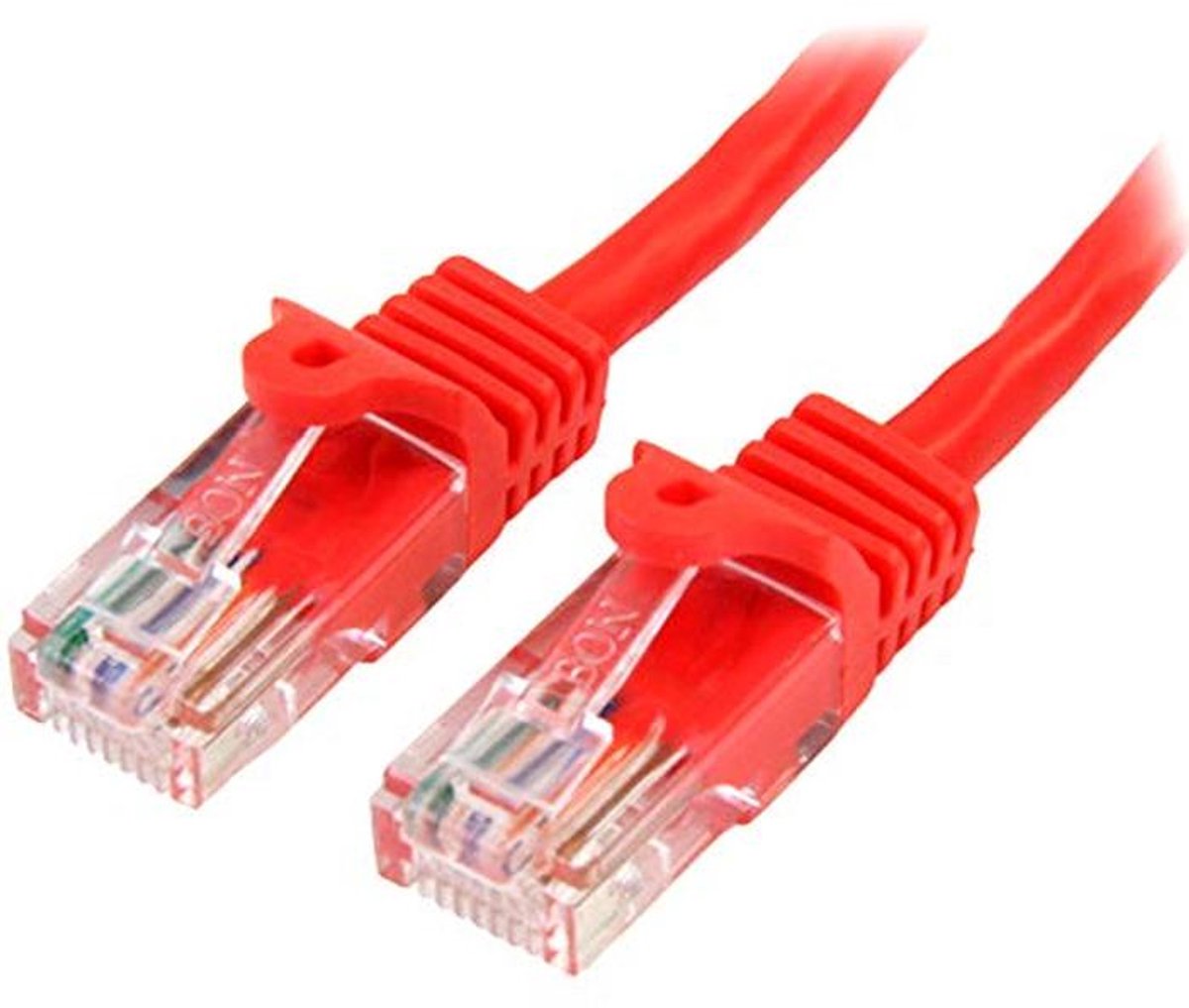Cat5e Ethernet Netwerkkabel - UTP Kabel 5 m Rood met Snagless RJ45 Connectors