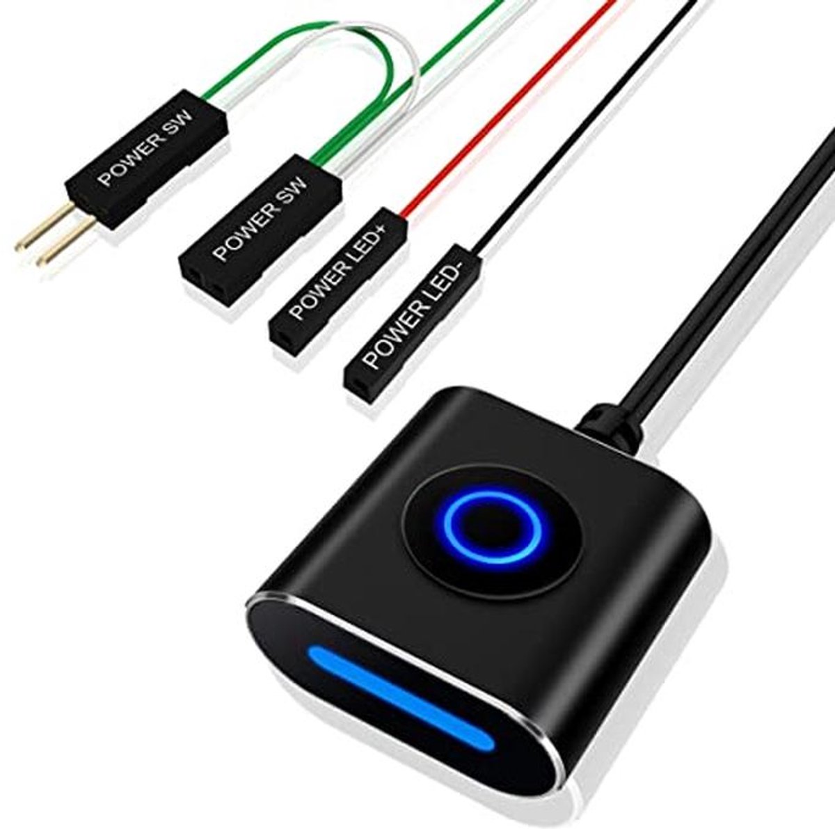 Externe aan/uit-schakelaar voor desktopcomputer met 2,5 meter kabel