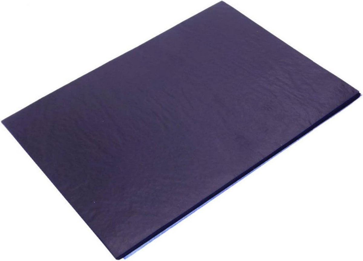 Calqueerpapier A5 voor grafiet transfer - 100 vellen blauw carbonpapier