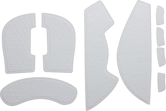 Antislip Stickers voor PC Gaming Muis - Zelfklevend en Voorgesneden (Wit) — afbeelding 3