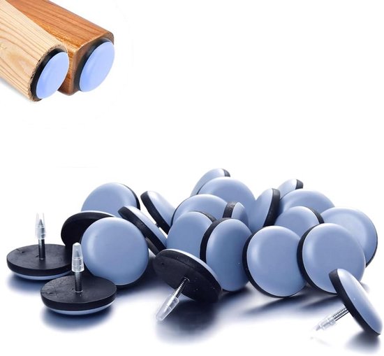 36 stuks zelfklevende klittenbandsluiting, stoelpootbeschermers
