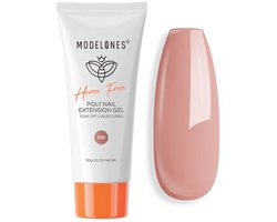 Modelones - Natural Nude - HEMA & TPO-vrije Polygel - Poly Nail Gel 60 g - Nagelverlenging - UV/LED - Niet-plakkerige formule