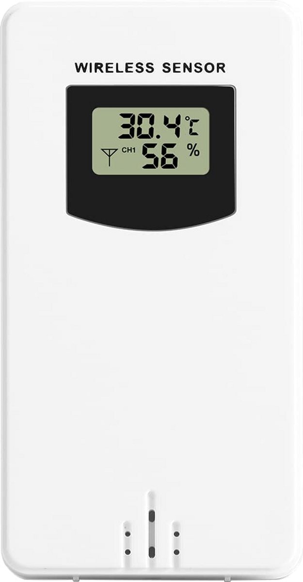 Draadloos Weerstation met Buiten Sensor, Kleurendisplay en Weersvoorspelling