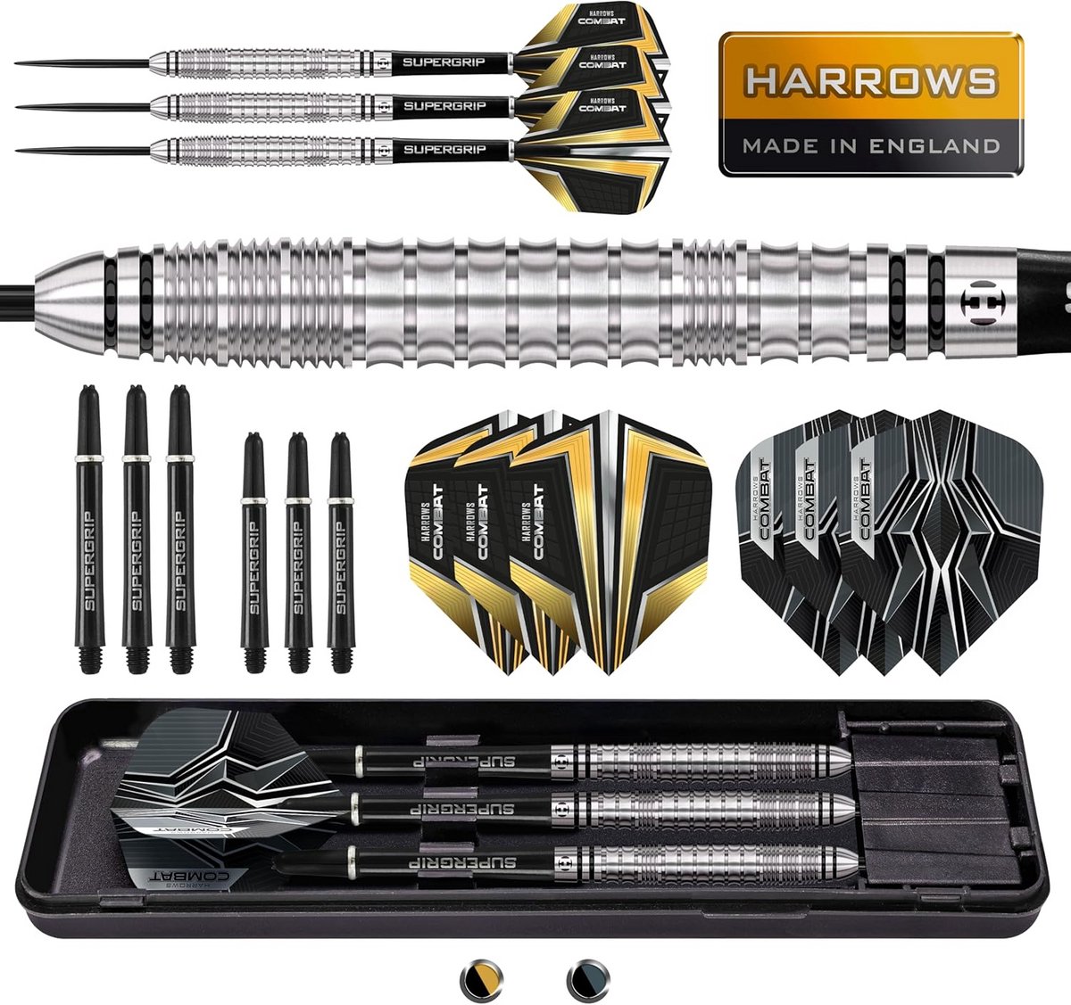 Tungsten Steeltip Dartpijlen Set (90%) - Inclusief 17 Delige Accessoires Bundel