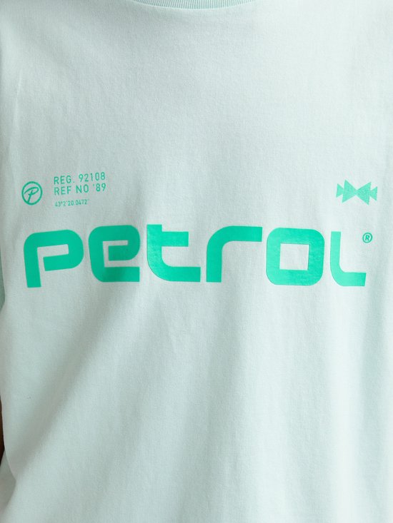 Petrol Industries - Jongens T-shirt met rugprint Viento - Groen - Maat 164