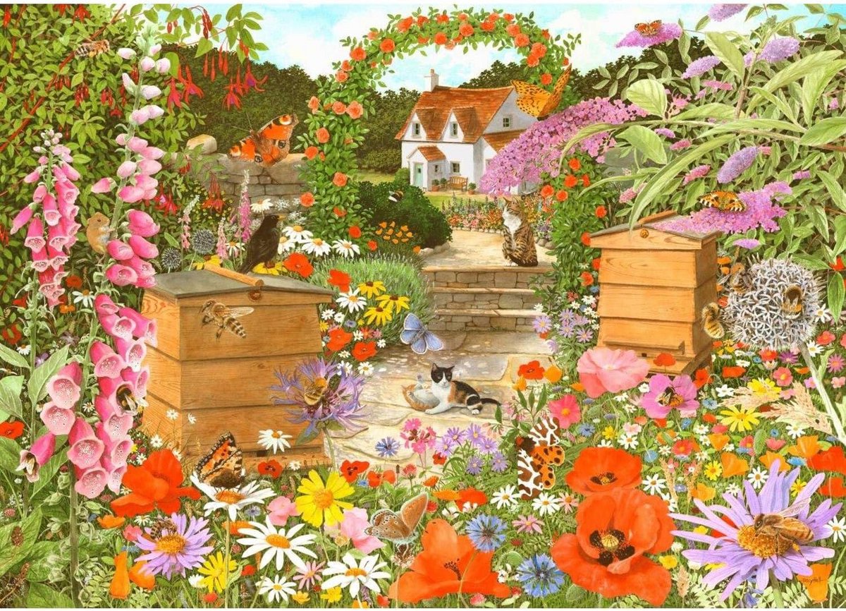 1000 Stukjes Puzzel - Bee Happy! - Uniek & Uitdagend Legpuzzel