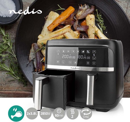 Greenpan Dual Zone Airfryer, 8L kopen Greenpan Dual Zone Airfryer, 8L kopen