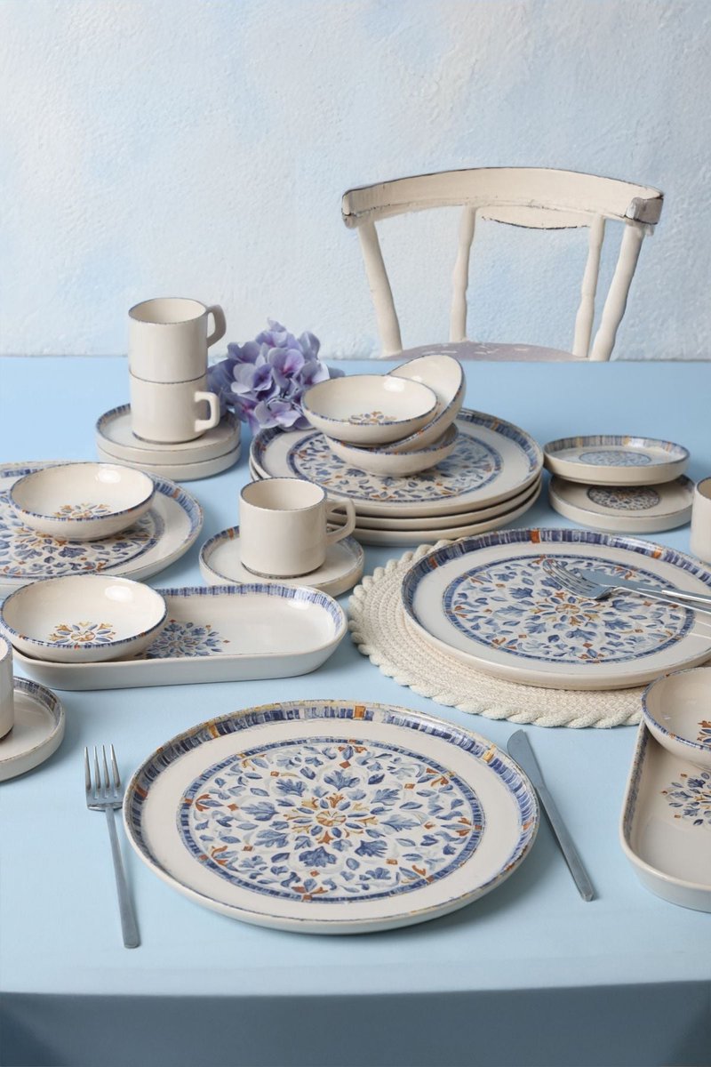 Keramika Serviesset - Sapphire - 26 delig - 6 persoons - Stoneware