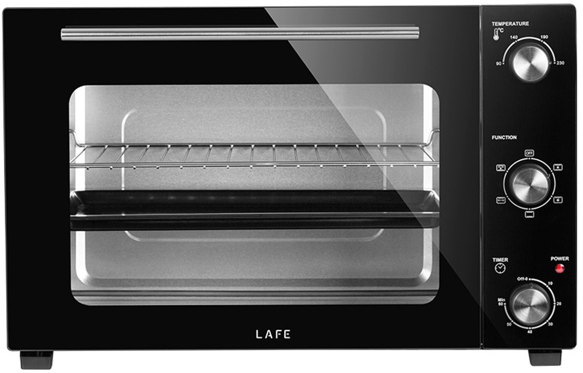 Lafe - Elektrische oven - Inhoud 48 l - vermogen 1800 W - hetelucht, HeatMaster