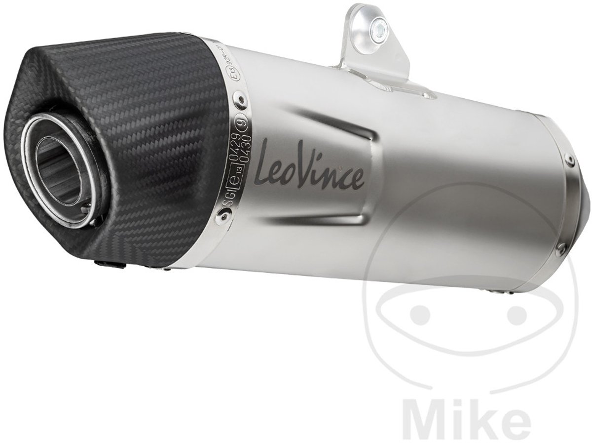 Leovince Lv One Evo Husqvarna 701 Supermoto/enduro/lr 21-22 14367e Gehomologeerde Uitlaatdemper Zilver Homologated
