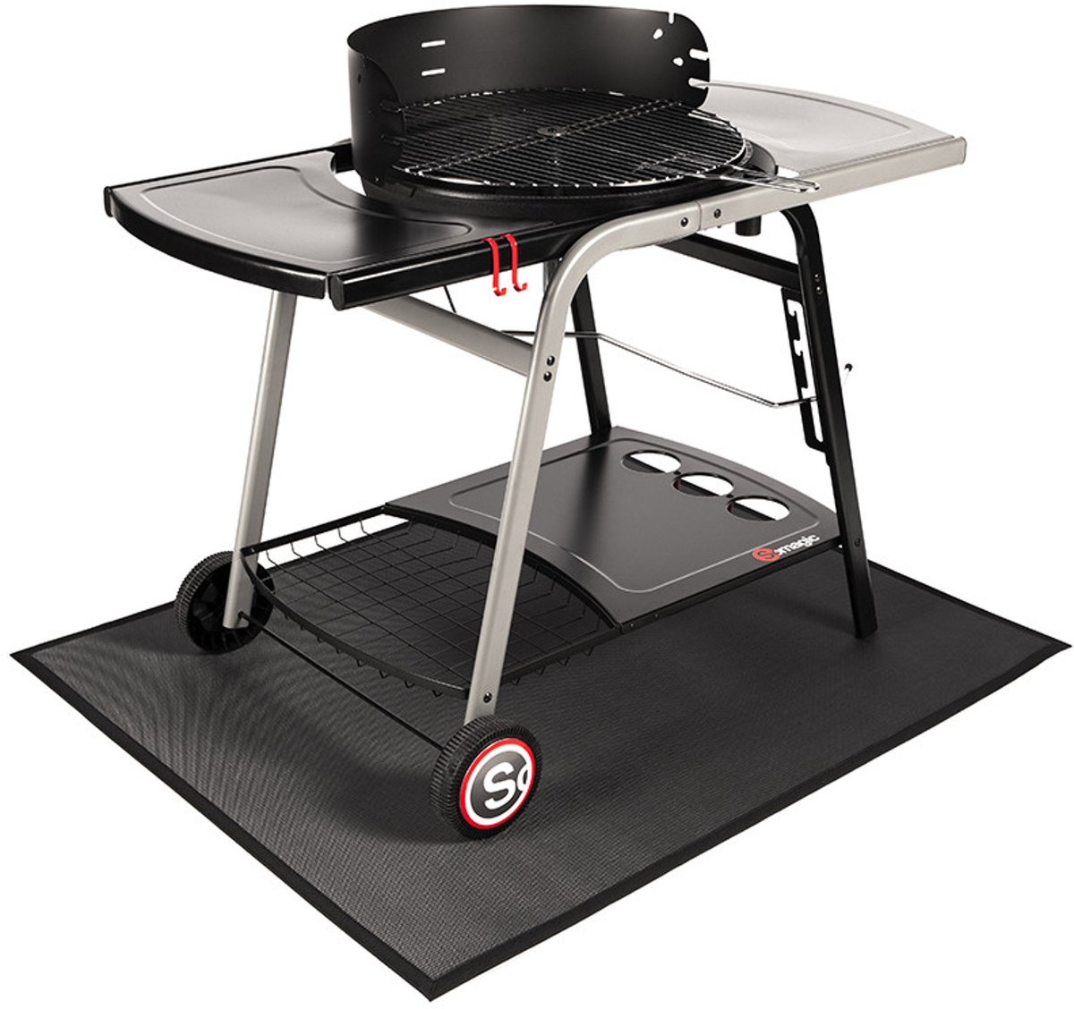 barbecue beschermmat 100x120cm - somagic - 471206CDS