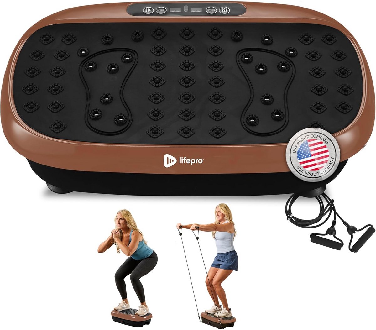 Vibratieplatform voor beginners en herstel, ideaal voor lymfedrainage en spierversteviging
