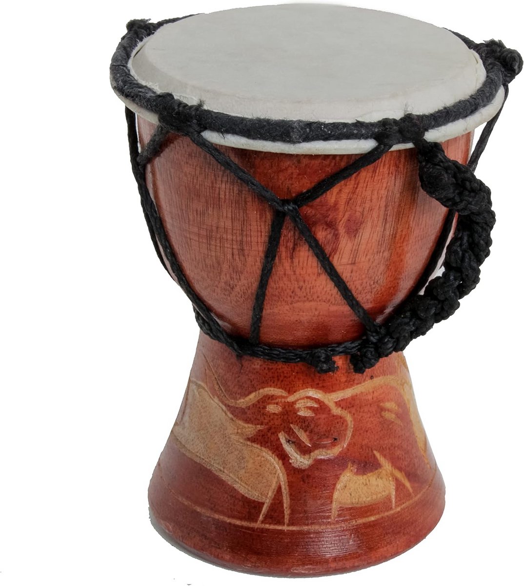 Kleine Djembe Trommel - Houten Bongo Drum Decoratie voor Kinderen