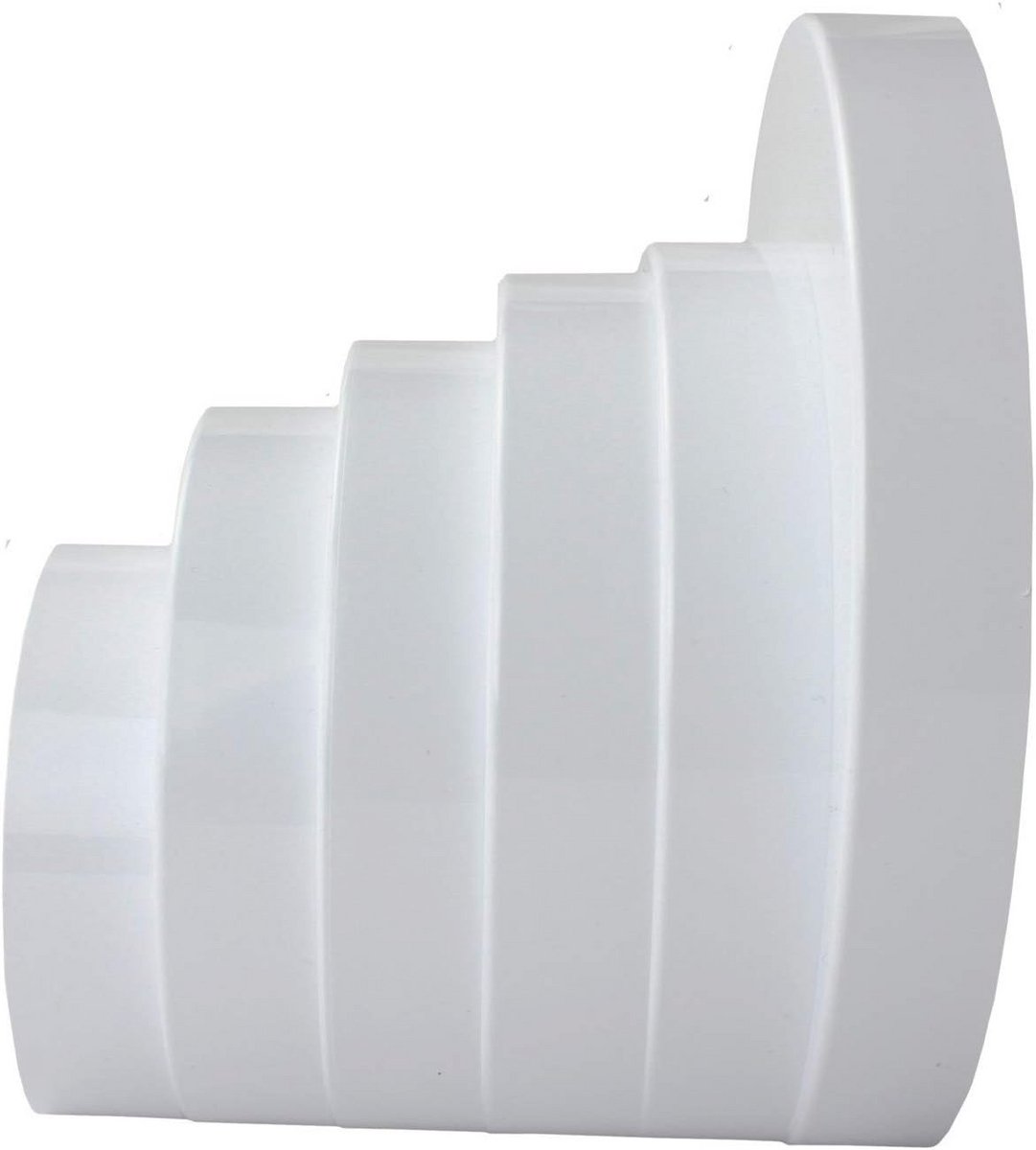 Verloopstuk PVC Ø 100 110 120 125 150 mm voor ventilatiesystemen