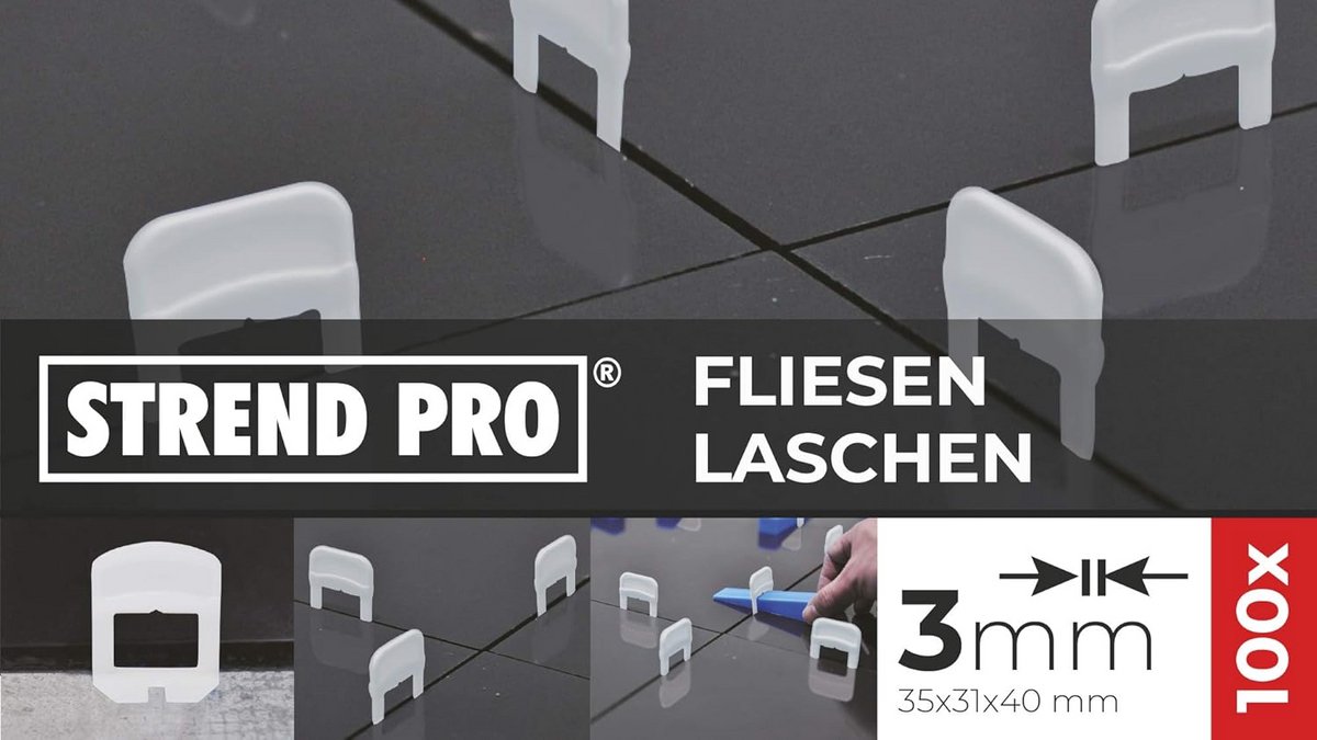 Tegelstickers 3 mm - Nivelleringssysteem voor Perfecte Tegels